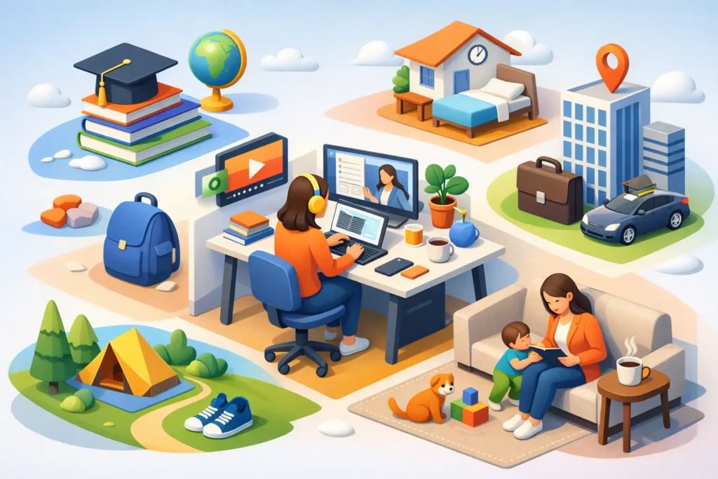 How Self Paced Distance Learning Fits Real Life